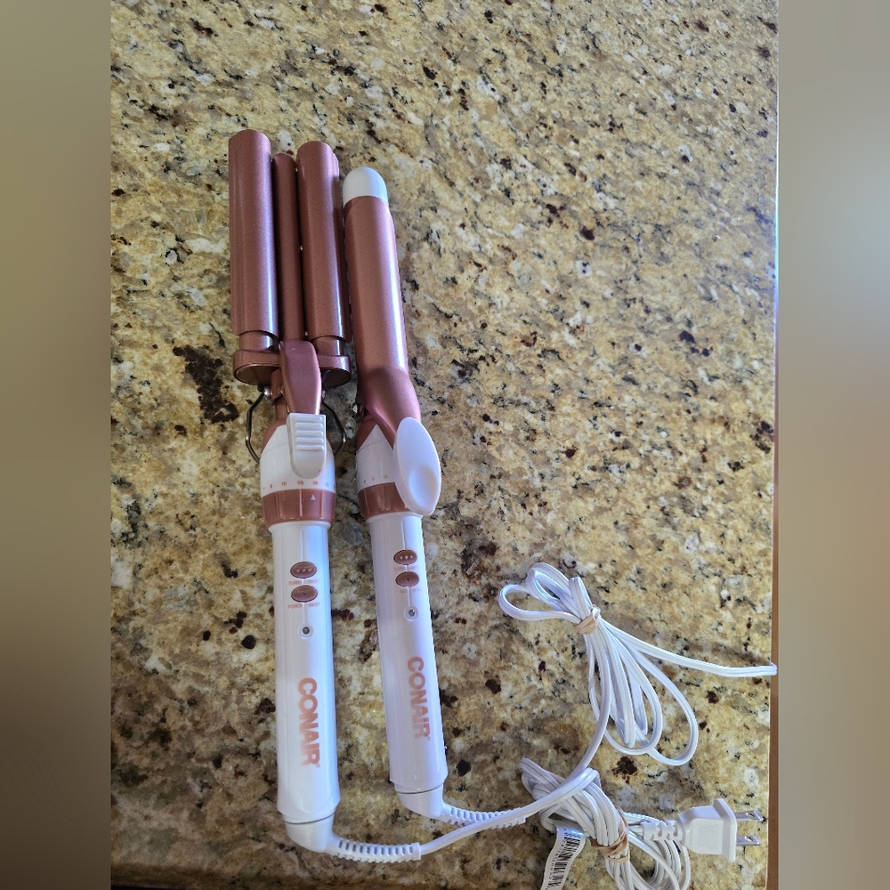 Conair Rose Gold Curling Iron Set $45
